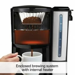 Hamilton Beach Espresso, Tea & Coffee Machines Brew station 12-Cup Stainless Steel Residential Drip Coffee Maker 8 Hamilton Beach Espresso, Tea & Coffee Machines Brew station 12-Cup Stainless Steel Residential Drip Coffee Maker -Aroma Shop 41744737