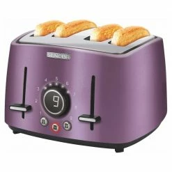 Sencor Toasters & Toaster Ovens 4-Slice Purple 1600-Watt Toaster -Aroma Shop 42109956