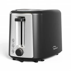 Highland Toasters & Toaster Ovens 2-Slice Black 900-Watt Toaster