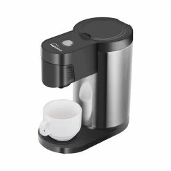 Highland Espresso, Tea & Coffee Machines Black+Stainless Steel Single-Serve Coffee Maker