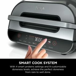 Ninja Indoor Grills, Skillets & Waffle Makers Ninja Foodi Indoor Grill 12-in L x 9-in W Non-Stick Residential -Aroma Shop 43181430