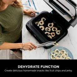 Ninja Indoor Grills, Skillets & Waffle Makers Ninja Foodi Indoor Grill 12-in L x 9-in W Non-Stick Residential -Aroma Shop 43181438