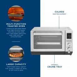 GE Toasters & Toaster Ovens 6-Slice Stainless Steel Convection Toaster Oven (1500-Watt) 31 GE Toasters & Toaster Ovens 6-Slice Stainless Steel Convection Toaster Oven (1500-Watt) -Aroma Shop 43465971