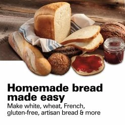 Hamilton Beach Specialty Appliances Hamilton Beach Black and Stainless Steel 2lb. Artisan Dough and Bread Maker -Aroma Shop 43467101