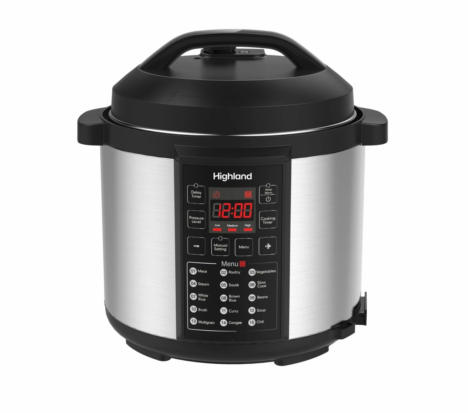 Highland Cookers & Steamers Highland 6 QT Pressure Cooker 1 Highland Cookers & Steamers Highland 6 QT Pressure Cooker