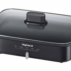 Highland Indoor Grills, Skillets & Waffle Makers 12-in L x 8.66-in W 1300-Watt Non-stick Electric Skillet