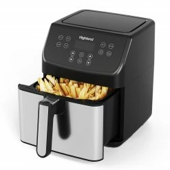 Highland Fryers & Accessories 5.8-Quart Black Air Fryer