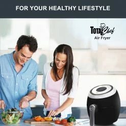 Koolatron Fryers & Accessories Total Chef 7-in-1 Electric Air Fryer, 3.6 L 3.8 Quarts -Aroma Shop 44113046