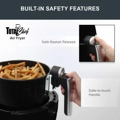 Koolatron Fryers & Accessories Total Chef 7-in-1 Electric Air Fryer, 3.6 L 3.8 Quarts -Aroma Shop 44113048
