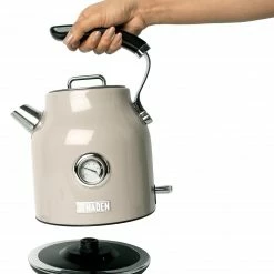 Haden Espresso, Tea & Coffee Machines Dorset 1.7 Liter (7 Cup) Stainless Steel Electric Kettle with Auto Shut-Off and Boil-Dry Protection- 75002 -Aroma Shop 44139956