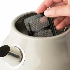 Haden Espresso, Tea & Coffee Machines Dorset 1.7 Liter (7 Cup) Stainless Steel Electric Kettle with Auto Shut-Off and Boil-Dry Protection- 75002 -Aroma Shop 44139957