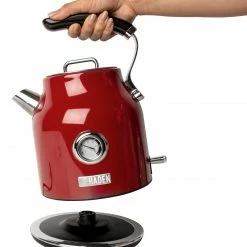 Haden Espresso, Tea & Coffee Machines Dorset 1.7 Liter Stainless Steel Electric Cordless Kettle with Auto Shut-Off and Boil-Dry Protection - 75000 -Aroma Shop 44139959