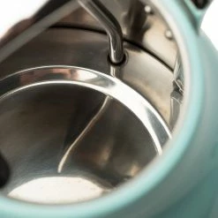 Haden Espresso, Tea & Coffee Machines Heritage 1.7 Liter (7 Cup) Stainless Steel Electric Kettle with Auto Shut-Off and Boil Dry Protection - 75004 -Aroma Shop 44139980