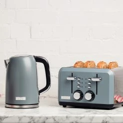 Haden Espresso, Tea & Coffee Machines Perth 1.7 Liter (7 Cup) Stainless Steel Electric Kettle with Auto Shut-Off and Boil-Dry Protection - 75006 -Aroma Shop 44140021