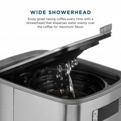 GE Espresso, Tea & Coffee Machines 12-Cup Stainless Steel Residential Drip Coffee Maker 35 GE Espresso, Tea & Coffee Machines 12-Cup Stainless Steel Residential Drip Coffee Maker -Aroma Shop 44140432