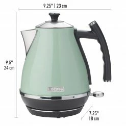 Haden Espresso, Tea & Coffee Machines Cotswold 1.7 Liter (7 Cup) Stainless Steel Electric Kettle with Auto Shut-Off and Boil-Dry Protection - 75008 -Aroma Shop 44140488