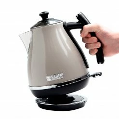 Haden Espresso, Tea & Coffee Machines Cotswold 1.7 Liter (7 Cup) Stainless Steel Electric Kettle with Auto Shut-Off and Boil-Dry Protection - 75010 -Aroma Shop 44140491