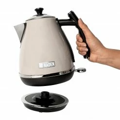 Haden Espresso, Tea & Coffee Machines Cotswold 1.7 Liter (7 Cup) Stainless Steel Electric Kettle with Auto Shut-Off and Boil-Dry Protection - 75010 -Aroma Shop 44140492