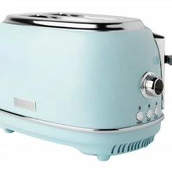 Haden Toasters & Toaster Ovens Heritage 2-Slice Wide Slot Toaster with Removable Crumb Tray, Browning Control, Cancel, Bagel and Defrost Settings - 75027