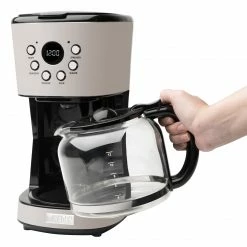 Haden Espresso, Tea & Coffee Machines Dorset Modern 12-Cup Programmable Coffee Maker with Strength Control and Timer -75028 -Aroma Shop 44140537