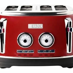 Haden Toasters & Toaster Ovens Dorset 4-Slice Toaster with Browning Control, Cancel, Reheat and Defrost Settings