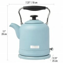 Haden Espresso, Tea & Coffee Machines Highclere 1.5 -Liter (6 Cup) Cordless, Electric Kettle BPA Free with Auto Shut-Off - 75025 -Aroma Shop 44140573