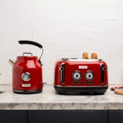 Haden Toasters & Toaster Ovens Dorset 4-Slice Toaster with Browning Control, Cancel, Reheat and Defrost Settings -Aroma Shop 44140583