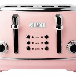Haden Toasters & Toaster Ovens Heritage 4-Slice Toaster with Browning Control, Cancel, Bagel and Defrost Settings - 75044