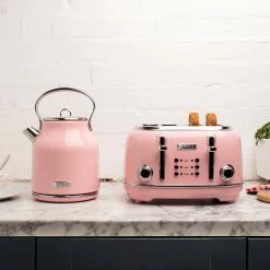 Haden Espresso, Tea & Coffee Machines Heritage 1.7 Liter (7 Cup) Stainless Steel Electric Kettle with Auto Shut-Off and Boil-Dry Protection -75043 -Aroma Shop 44205745