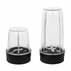 Kalorik Blenders & Juicers Kalorik 8-Piece Nutrition Blender Set, Black and Silver -Aroma Shop 44329259