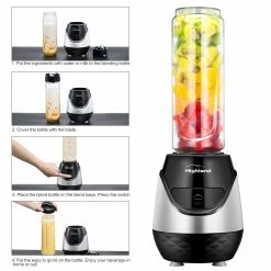 Highland Blenders & Juicers BL1189 20-oz Black+Silver 112-Watt Blender -Aroma Shop 44841387