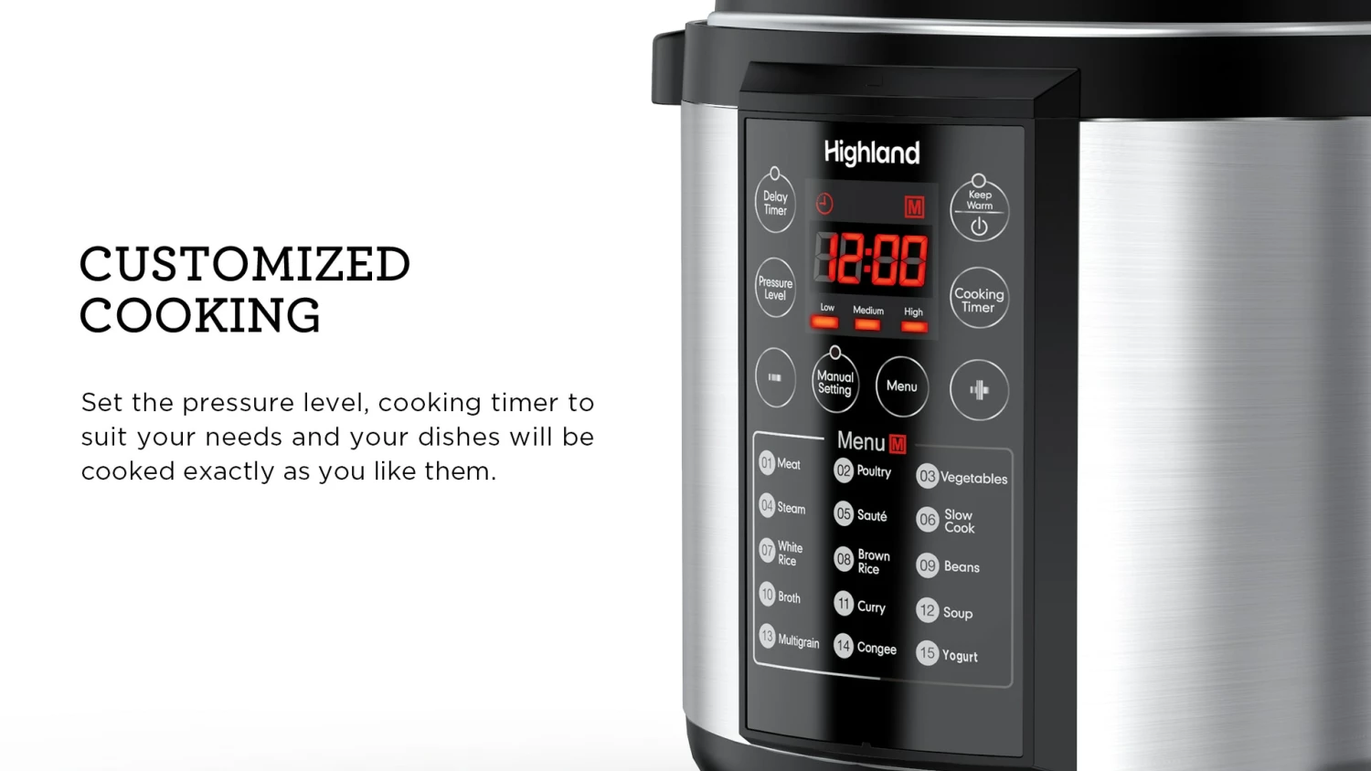 Highland Cookers & Steamers Highland 6 QT Pressure Cooker 4 Highland Cookers & Steamers Highland 6 QT Pressure Cooker - Image 4