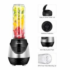 Highland Blenders & Juicers BL1189 20-oz Black+Silver 112-Watt Blender -Aroma Shop 44844191