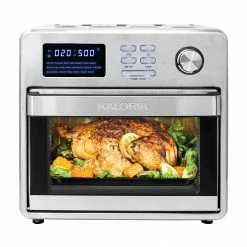 Kalorik Toasters & Toaster Ovens Maxx Stainless Steel Toaster Oven with Rotisserie (1600-Watt)