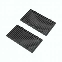 Kalorik Indoor Grills, Skillets & Waffle Makers 8.5-in L x 4.7-in W 800-Watt Stainless Steel Foldable Electric Griddle -Aroma Shop 44888717