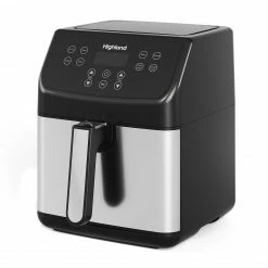 Highland Fryers & Accessories 5.8-Quart Black Air Fryer 11 Highland Fryers & Accessories 5.8-Quart Black Air Fryer -Aroma Shop 44890246